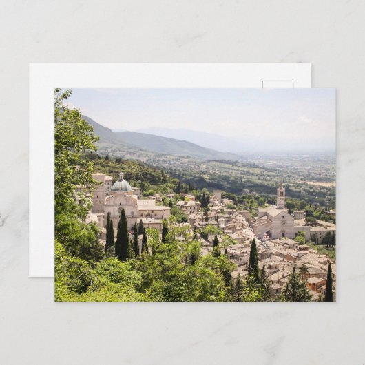 Carte postale Assisi Overlook (Devant / Derrière)