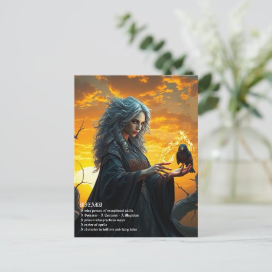 Carte postale Assistant (Debout devant)