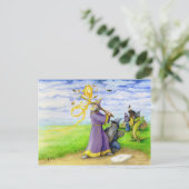 Carte Postale Assistant à Bat (Debout devant)