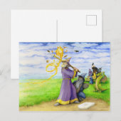 Carte Postale Assistant à Bat (Devant / Derrière)