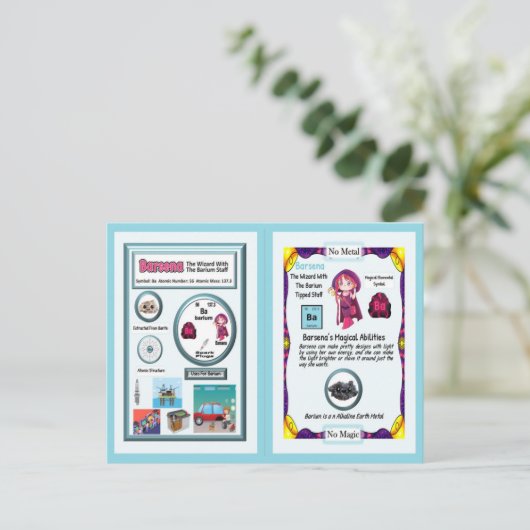 Carte Postale Assistant Barsena - élément baryum (Debout devant)