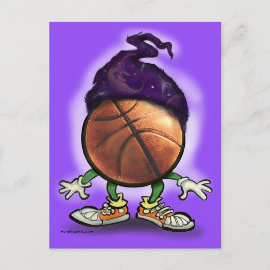 Carte Postale Assistant Basket-ball (Devant)