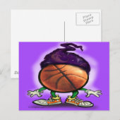 Carte Postale Assistant Basket-ball (Devant / Derrière)