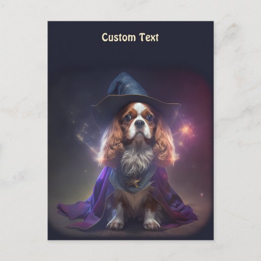 Carte Postale Assistant Blenheim Cavalier King Charles (Devant)