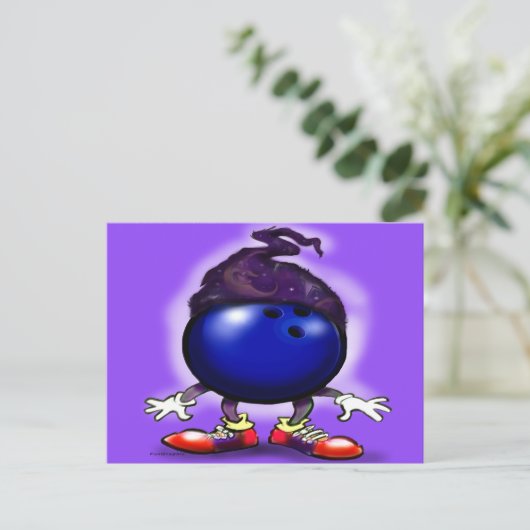 Carte Postale Assistant Bowling (Debout devant)