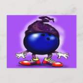 Carte Postale Assistant Bowling (Devant)