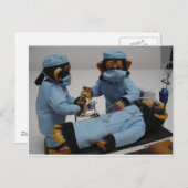 Carte Postale Assistant chirurgien (Devant / Derrière)