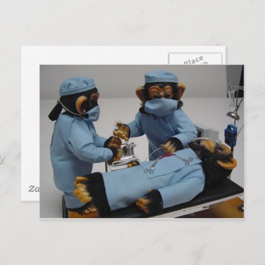 Carte Postale Assistant chirurgien (Devant / Derrière)