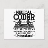 Carte Postale Assistant Codage des problèmes de résolution de co (Devant)