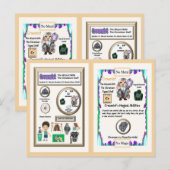 Carte Postale Assistant Crowmist - Élément de chrome (Devant / Derrière)