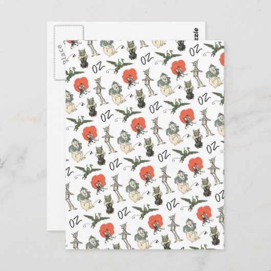 Carte Postale Assistant de caractères Oz (Devant / Derrière)