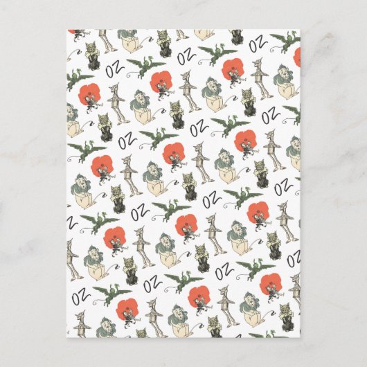 Carte Postale Assistant de caractères Oz (Devant)