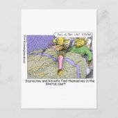 Carte Postale Assistant De Oz Scarecrow Drôle Drôle Cartoon Mugs (Devant)