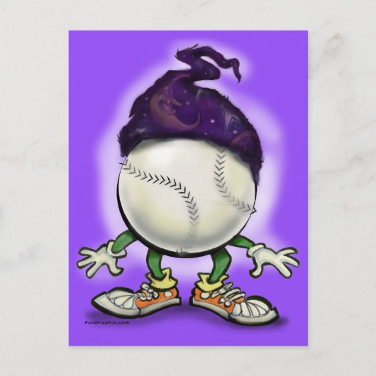 Carte Postale Assistant de softball (Devant)