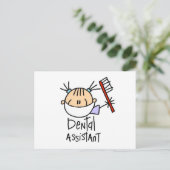 Carte Postale Assistant Dentaire (Debout devant)