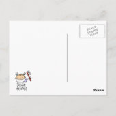 Carte Postale Assistant Dentaire (Dos)