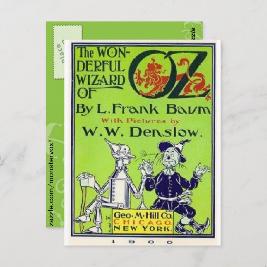 Carte Postale Assistant d'Oz (Devant / Derrière)