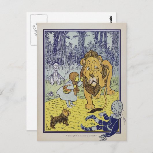 Carte Postale Assistant d'Oz (Devant / Derrière)