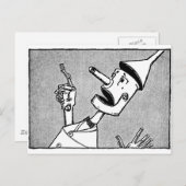 Carte Postale Assistant d'Oz Tin Woodman (Devant / Derrière)