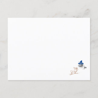 Carte Postale Assistant et cerf