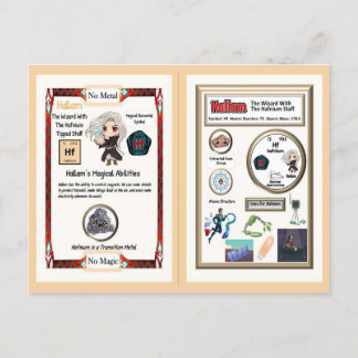 Carte Postale Assistant Hallam - Hafnium Element