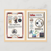 Carte Postale Assistant Hallam - Hafnium Element (Dos)