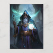 Carte Postale Assistant Mage Imaginaire magique (Devant)