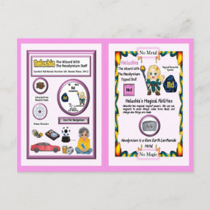 Carte Postale Assistant Nelushia - Élément néodyme