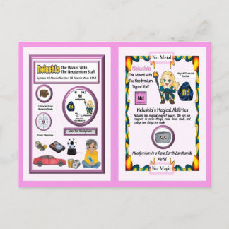 Carte Postale Assistant Nelushia - Élément néodyme