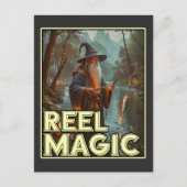 Carte Postale Assistant Pêche en gros (Devant)