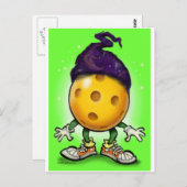 Carte Postale Assistant Pickleball (Devant / Derrière)