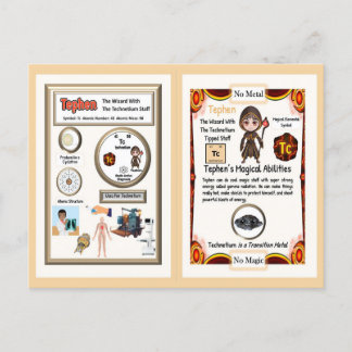 Carte Postale Assistant pour éléphants - Élément de technétium