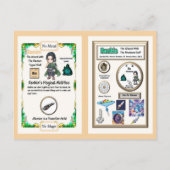 Carte Postale Assistant Renkin - Élément de rhénum (Dos)