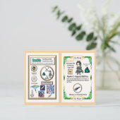 Carte Postale Assistant Renkin - Élément de rhénum (Debout devant)