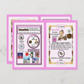 Carte Postale Assistant Samarinda - Élément Samarium (Devant / Derrière)