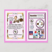 Carte Postale Assistant Samarinda - Élément Samarium (Dos)