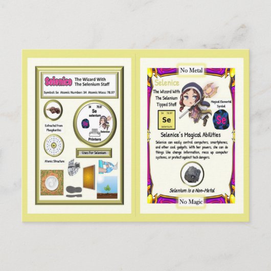 Carte Postale Assistant Selenice - Élément de sélénium (Devant)