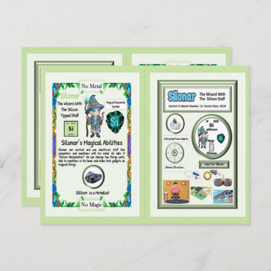 Carte Postale Assistant Silonar - Silicon Element (Devant / Derrière)