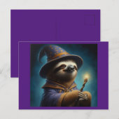 Carte Postale Assistant Sloth (Devant / Derrière)