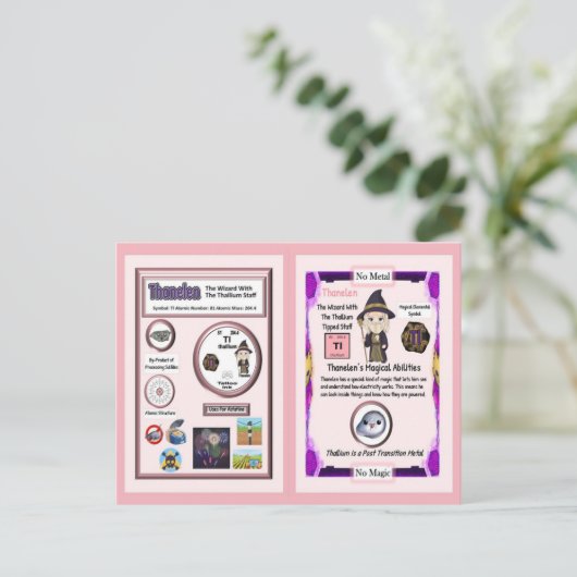 Carte Postale Assistant Thanelen - Elément Thallium (Debout devant)