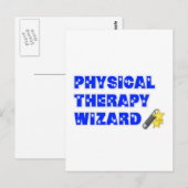 Carte Postale Assistant Thérapie physique (Devant / Derrière)
