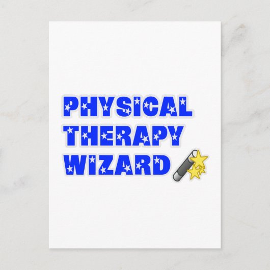 Carte Postale Assistant Thérapie physique (Devant)