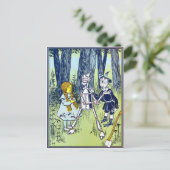 Carte Postale Assistant vintage d'illustration Oz (Debout devant)