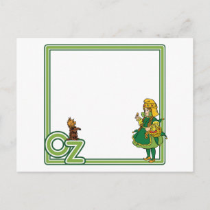 Carte Postale Assistant vintage d'Oz ; Dorothy et Toto