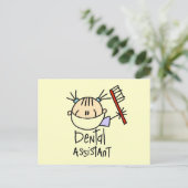 Carte Postale Assistante dentaire (Debout devant)