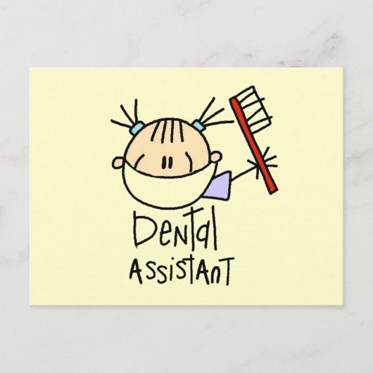 Carte Postale Assistante dentaire (Devant)