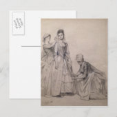 Carte Postale Assister à la mariée (Devant / Derrière)