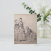 Carte Postale Assister à la mariée (Debout devant)