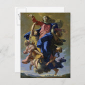 Carte Postale Assomption de la Vierge, 1649-50 (Devant / Derrière)