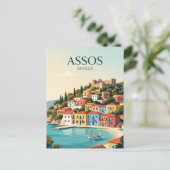 Carte Postale Assos Grèce (Debout devant)